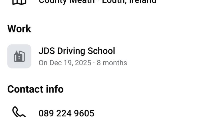 Driving Lessons in Meath & Louth – JDS John’s Driving School
