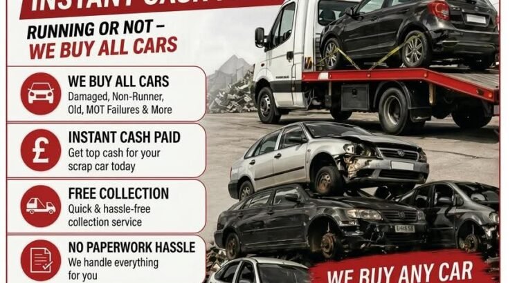Scrap Cars Wanted Dublin – Cash Paid & Collection Available